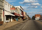 View of Warrenton's Main Street : Theater, location, art deco, 1930, warrenton, warren county, ga, georgia