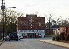 Knox Theater, post office cupola visible on right : Theater, location, art deco, 1930, warrenton, warren county, ga, georgia